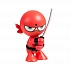 Фигурка ниндзя Тихий Самурай из серии Fart Ninjas, красный, 9 см.  - миниатюра №1